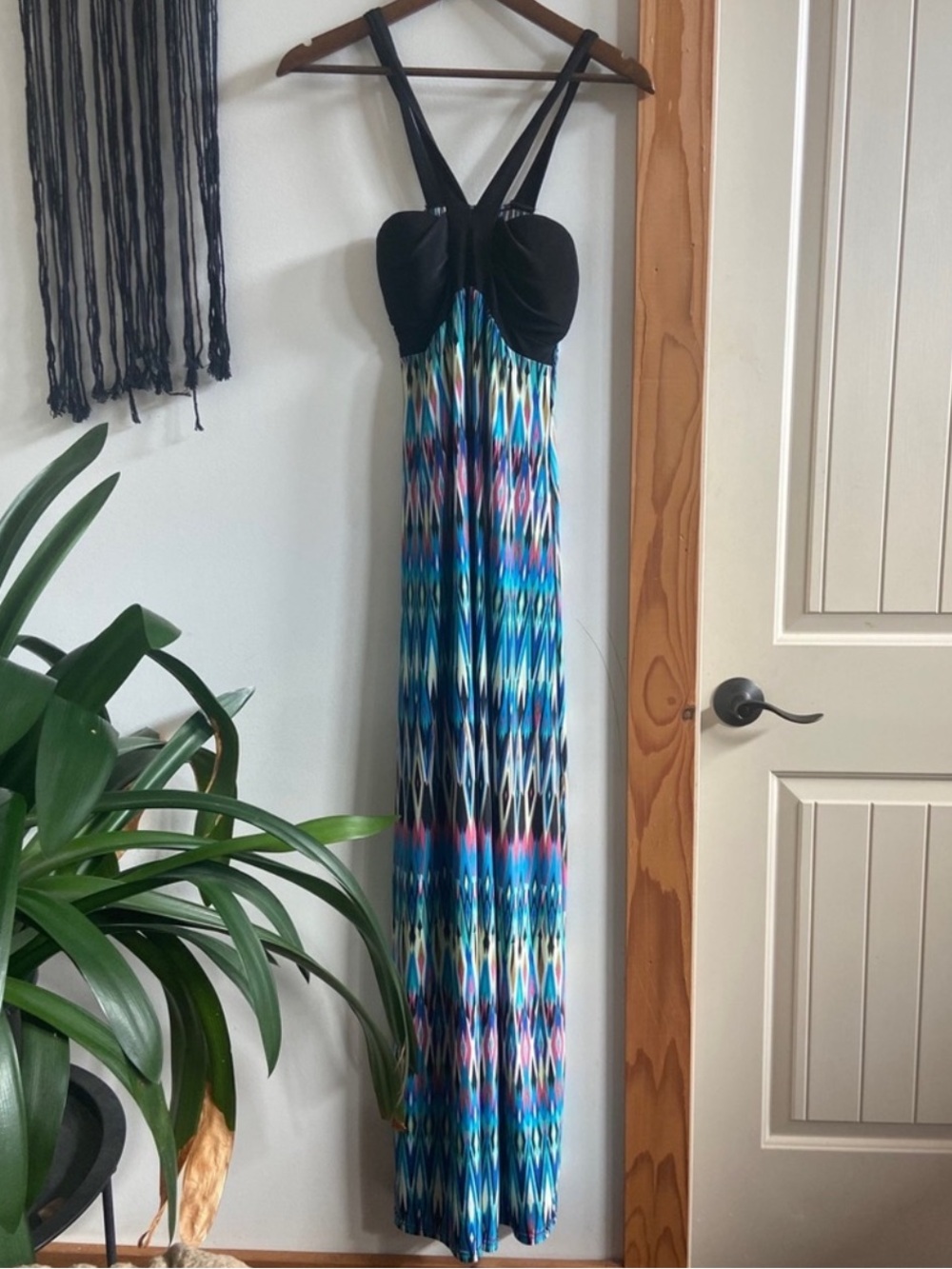 ☀️ Streetwear Society ☀️ colourful silky maxi dress